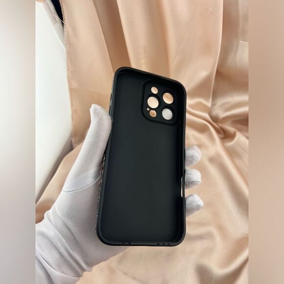 Patterned IPhone 16 pro max Case - Black and Multicolor - Picture 6 of 6